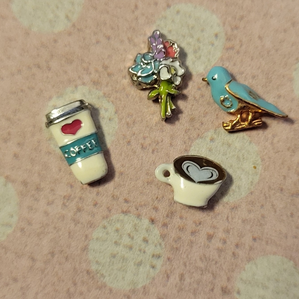 Origami Owl Charm Set Of 4